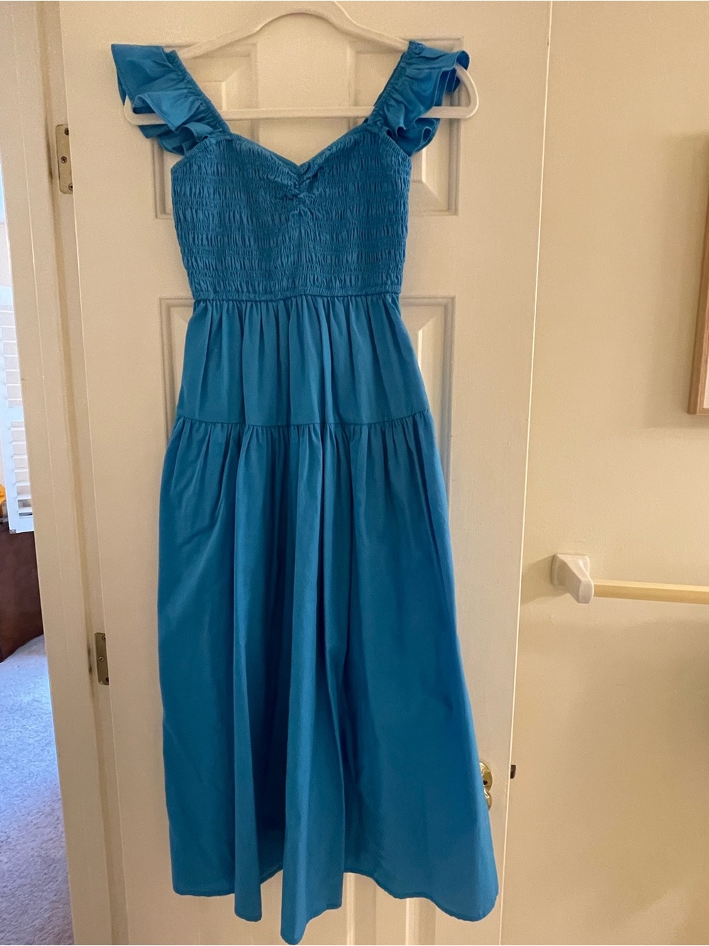 Abercrombie & Fitch Blue Smocked Dress